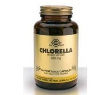 Solgar Chlorella (broken cell wall) 100 vegetarian capsules.