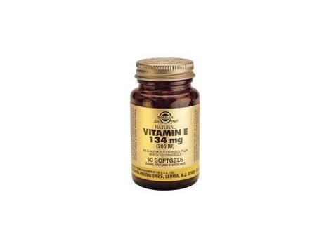 Solgar Vitamin E 200 IU 134 mg. 100 Capsules soft vegetables.