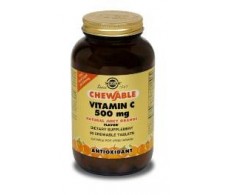 Solgar Vitamina C 500 mg Sabor a naranja 90 Comprimidos masticab
