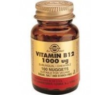 Solgar VitaminaB12 1000 mcg (Cobalamina) 30 comprimidos mastigáv