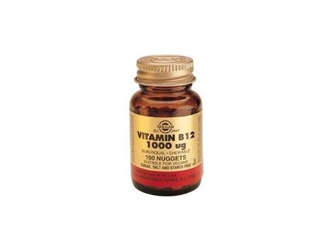 Solgar VitaminaB12 1000 mcg (Cobalamina) 30 comprimidos mastigáv