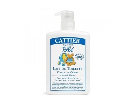 Cattier Leche Limpiadora Bebé Piel y Cabello 500ml.