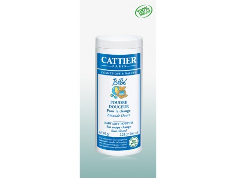 Cattier soft talcum powder 65 grams. Cattier soft talcum powder 65 grams.