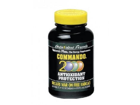 Nature's Plus Commando 2000. 60 comprimidos.
