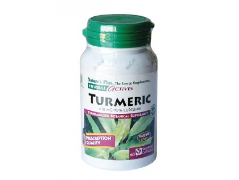 Nature's Plus Turmeric Curcuma 60 cápsulas.