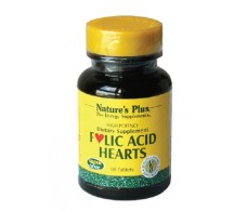 Nature´s Plus Ácido Fólico Fólic Acid Hearts 90 comprimidos.