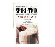 Nature´s Plus Spiru-Tein Chocolate over 32 grams.