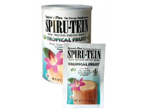 Nature's Plus Spiru-Tein Frutas Tropicais 544 gramas.