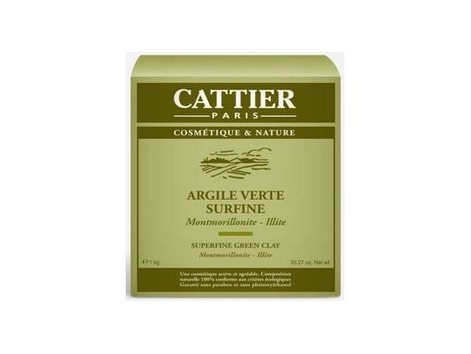 Cattier Super Green clay 3 kg. Cattier Super Green clay 3 kg.