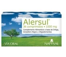 Natysal Alersul (Nettle groselha-preta) 30 comprimidos.
