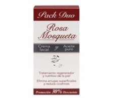 Natysal Pack Duo Rosa Mosqueta Crema Facial + Aceite Puro.