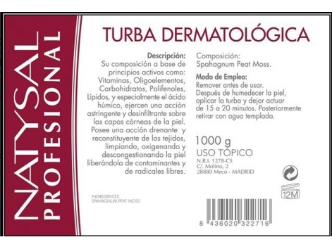 Natysal Peat Dermatologica 1000 ml.