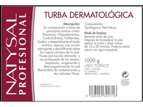 Natysal Turba Dermatologica 1000ml.