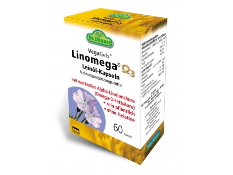 Linomega Omega-3 60 capsules. Dr Dunner.
