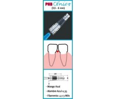 Cepillos interdentales PHB Conicos 6 unid.