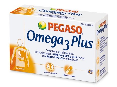 Pegaso Omega 3 Plus (EPA DHA guard cells) 40 capsules. Pegaso Omega 3 Plus (EPA DHA guard cells) 40 capsules.