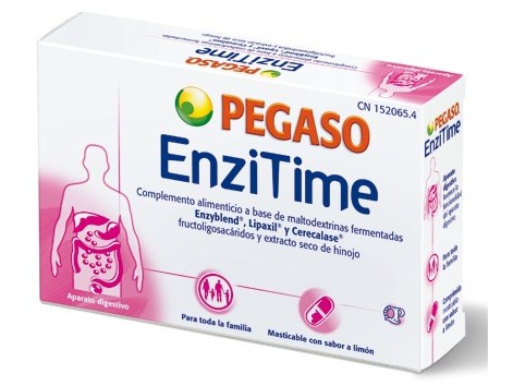 Pegaso Enzitime 24 comprimidos mastigáveis.