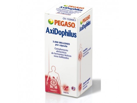 Pegaso AxiDophilus 30 capsules. Pegaso AxiDophilus 30 capsules.