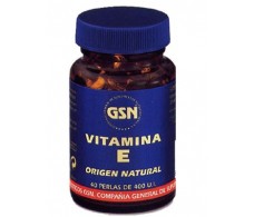 GSN Natural Vitamin E 40 pearls.
