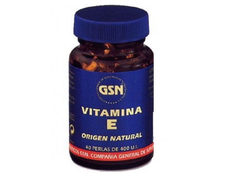 GSN Natural Vitamin E 40 pearls.