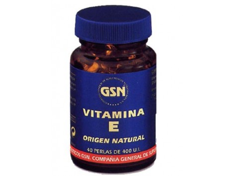 GSN Vitamina E Natural 40 perlas.