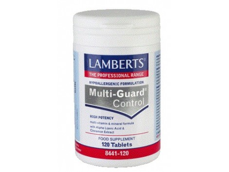 Lamberts MultiGuard Control (zinc, vitamina C, B1,B3, B6) 120 ta