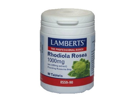 Lamberts Rhodiola Rosea (fadiga, falta de resistência) 1000mg.