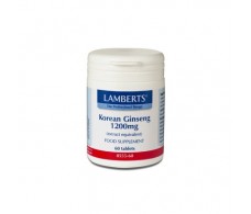 Lamberts Ginseng Coreano 1.200mg. 60 tabletas.