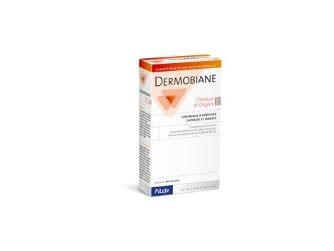 Dermobiane Pileje Cabelos e Unhas 40 cápsulas.