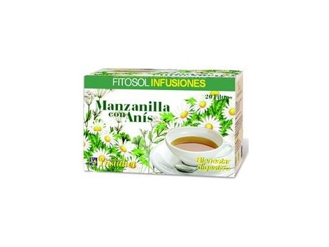 Fitosol Ynsadiet Manzanilla com anis Chás (digestivo) 20 filtros