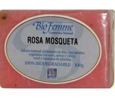 Ynsadiet Bio Femme Jabón de Rosa Mosqueta exfoliante 100 gramos.