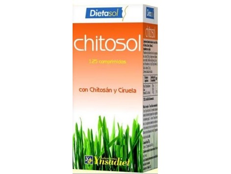 Ynsadiet Chitosol (quitosana e ameixa) 125 comprimidos.