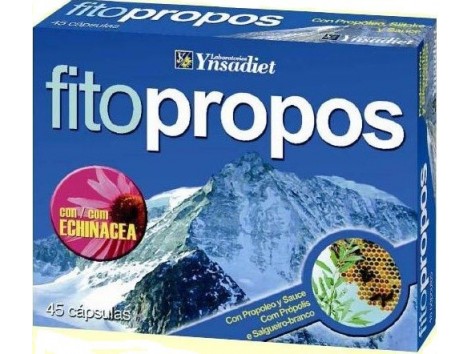 Echinacea Ynsadiet Fitopropos with 45 capsules.