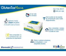 Biomedal GlutenTox Home  5 TEST  (test para detectar presencia de gluten)