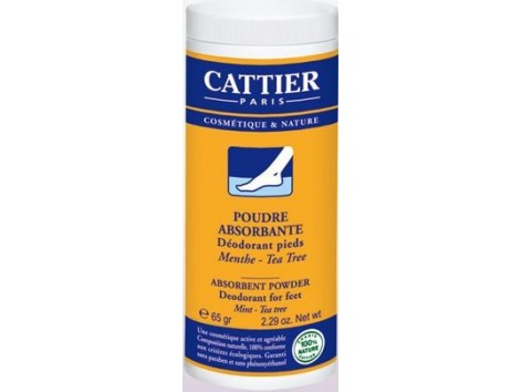 Cattier absorbent powder - Foot Deodorant 65 grams.