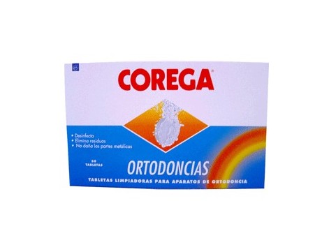 Corega limpieza de ortodoncias 30 tabletas