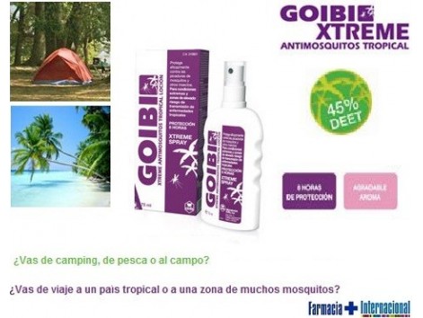 Goibi Xtreme Antimosquito Tropical Loçao spray 75 ml.