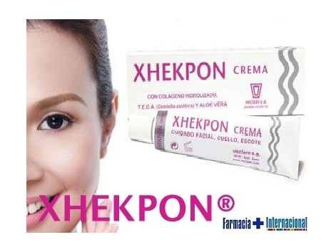 Xhekpon Crema facial de colágeno antiarrugas 40ml. - FARMACIA