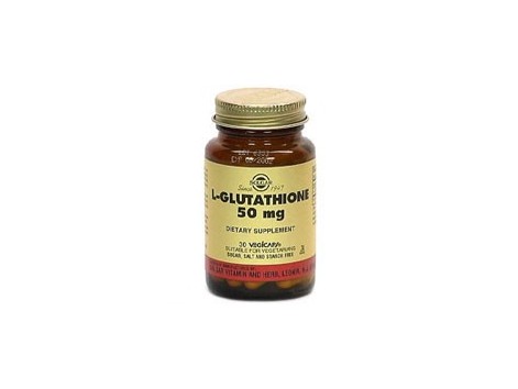 Solgar L-Glutathione 50 mg. 30 capsules
