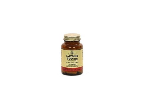 Solgar L-Lysine 500 mg. 50 capsules