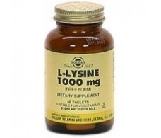 Solgar L-Lisina 1000 mg. 50 comprimidos