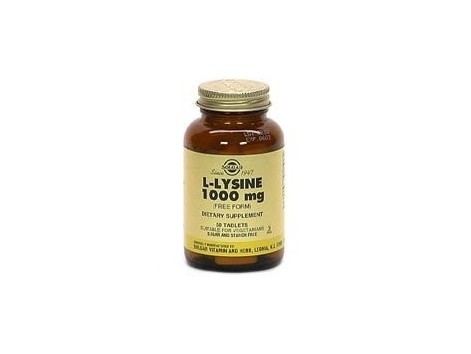 Solgar L-Lisina 1000 mg. 50 comprimidos