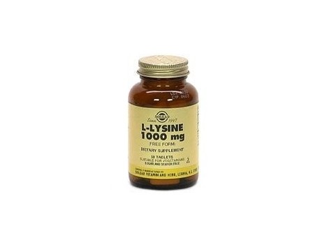 Solgar L-Lysine 1000 mg. 250 tablets