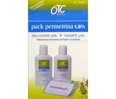 OTC PACK Permetrina 1,5% Antipiojos Locion + Champu.