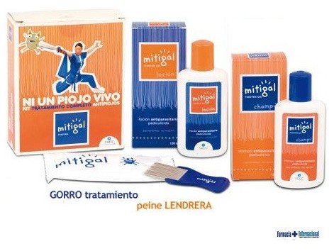 Mitigal kit tratamiento Antipiojos Champu y Locion. Mitigal kit tratamiento Antipiojos Champu y Locion.