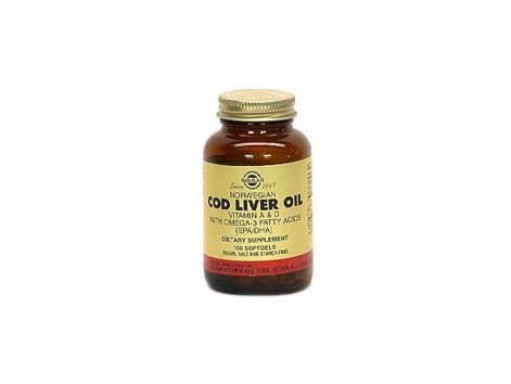 Solgar Cod Liver Oil 100 capsules